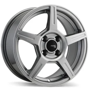 Fast Wheels – FC07 – Silver – 15″x7″ 40mm – All weather Wheels – FC07-1570-49PN+40C541